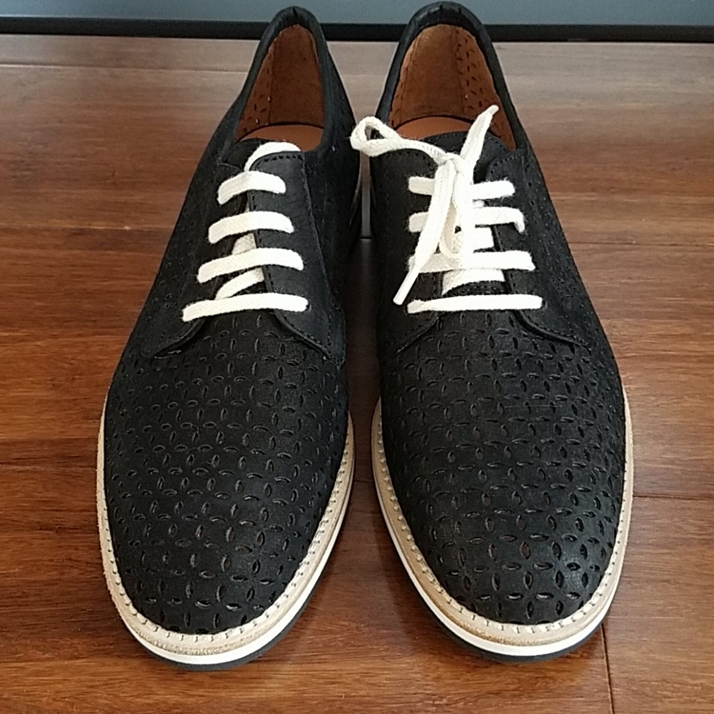 New Aquatalia Zola Black loafers oxford flats